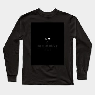 Introvert’s invisibility Long Sleeve T-Shirt